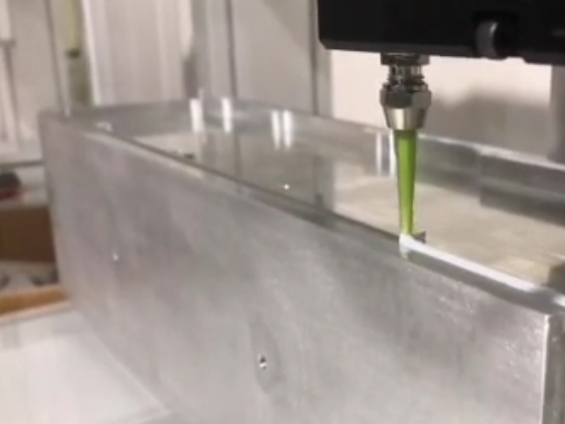 硅膠桌面式點膠機視頻