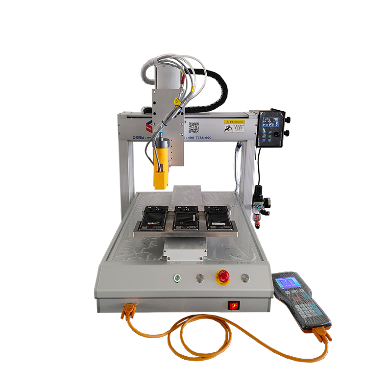 PUR熱熔膠三軸桌面式自動噴膠機